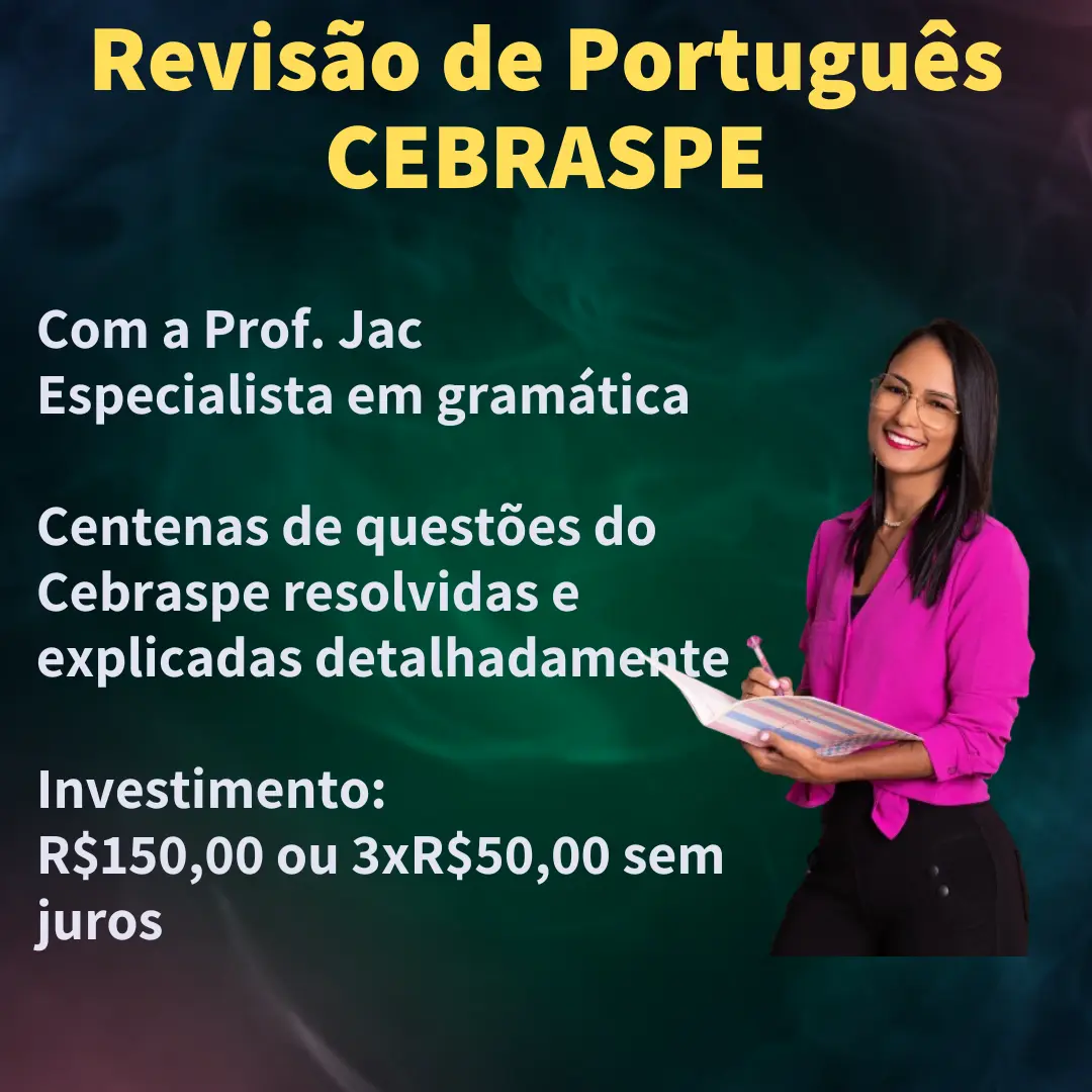 Revisão de Português para a banca CEBRASPE