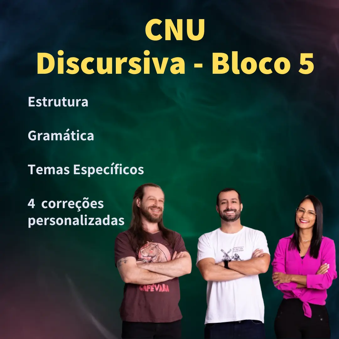 Curso de Discursiva para o Bloco 5 do CNU