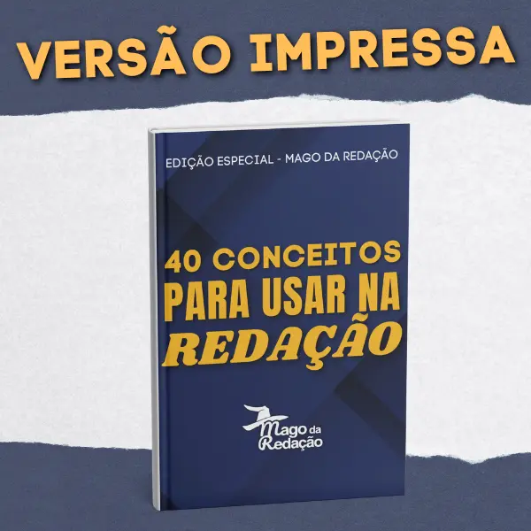 E-book 40 conceitos para usar na redação – Produto Físico