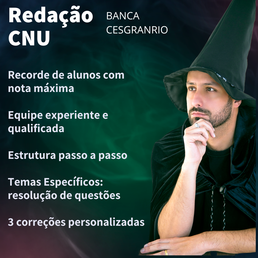 Redação CNU (Concurso Nacional Unificado) – banca CESGRANRIO