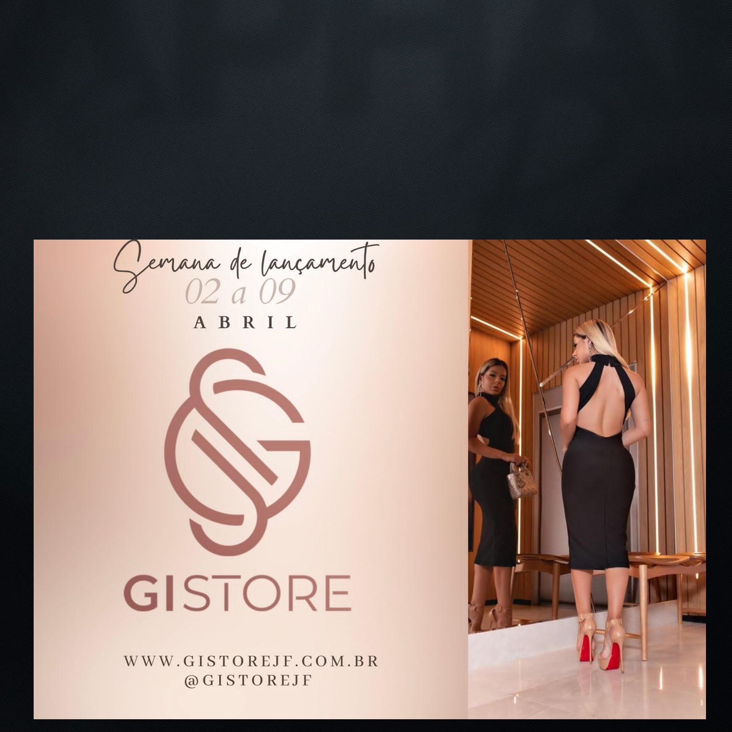 Prof. Rapha lança a loja virtual de roupas femininas GISTORE