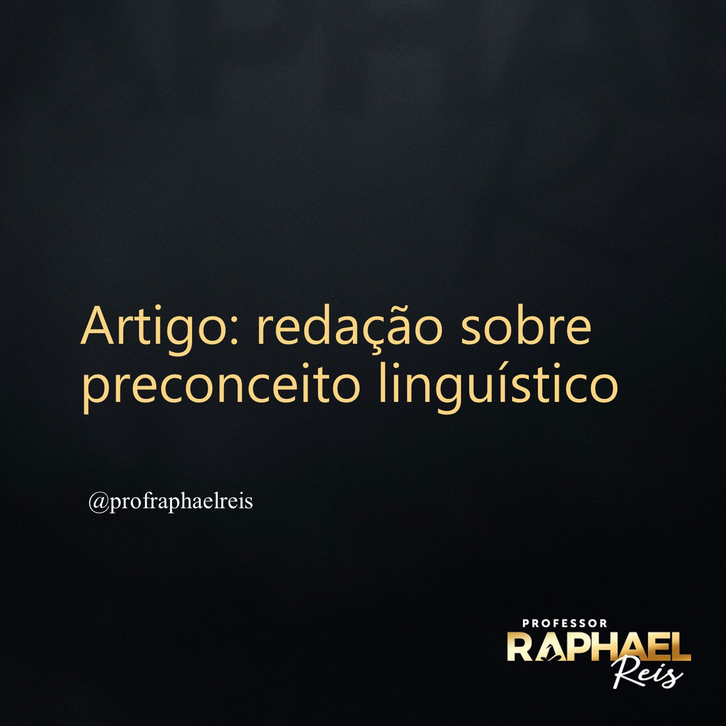 Redação sobre Preconceito Linguístico