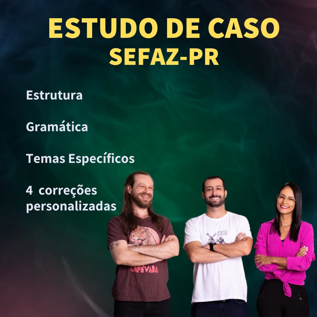 Curso de Redação para SEFAZ-PR