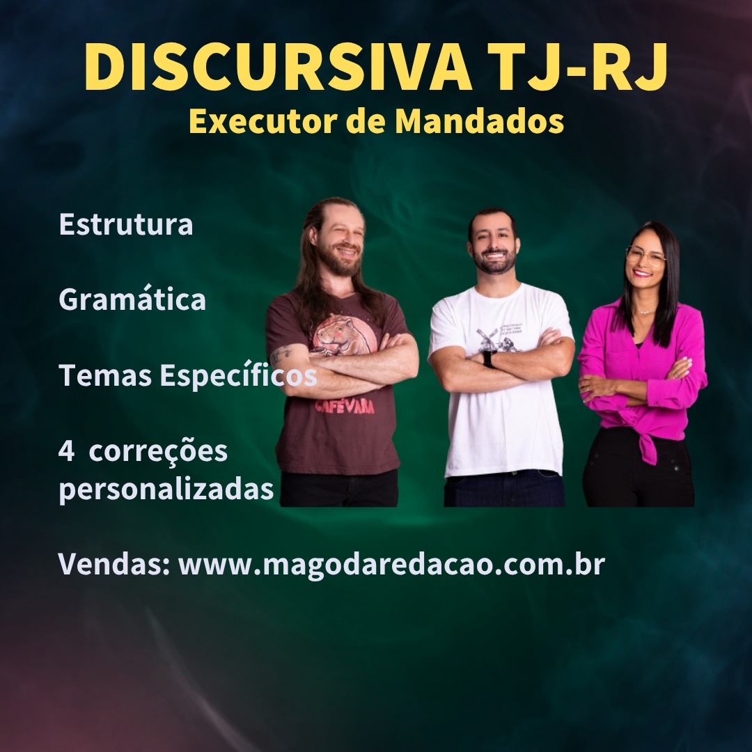 Discursiva TJRJ – Executor de Mandados