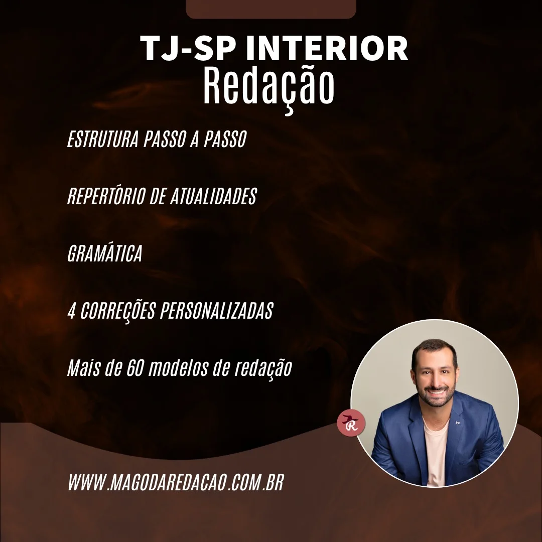 Curso de Redação TJ-SP INTERIOR