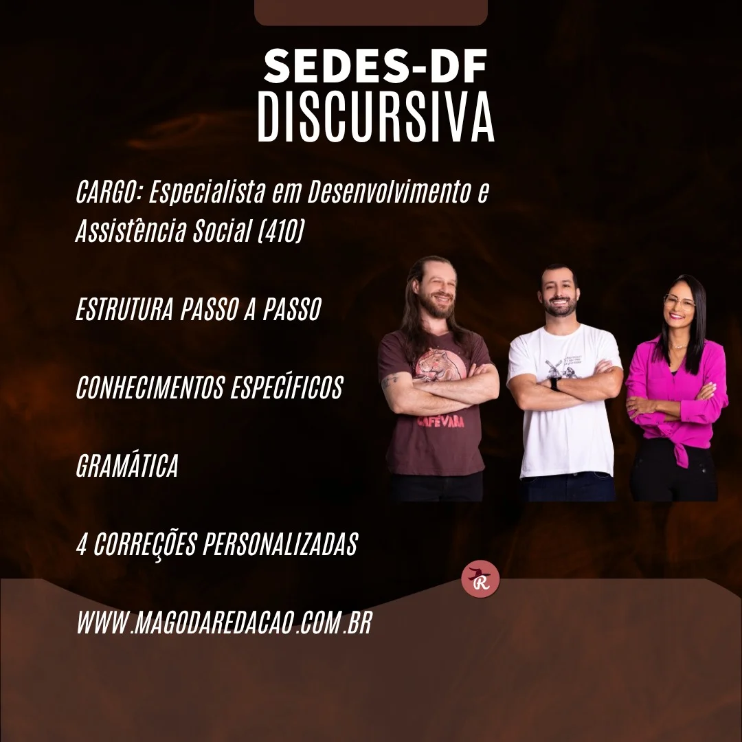 Curso de Estudos de Caso para SEDES-DF – Serviço Social (cargo 410)