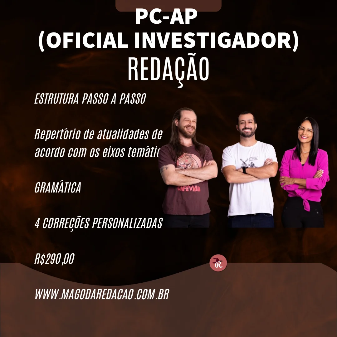 Curso de Redação para a PC-AP (Oficial Investigador)