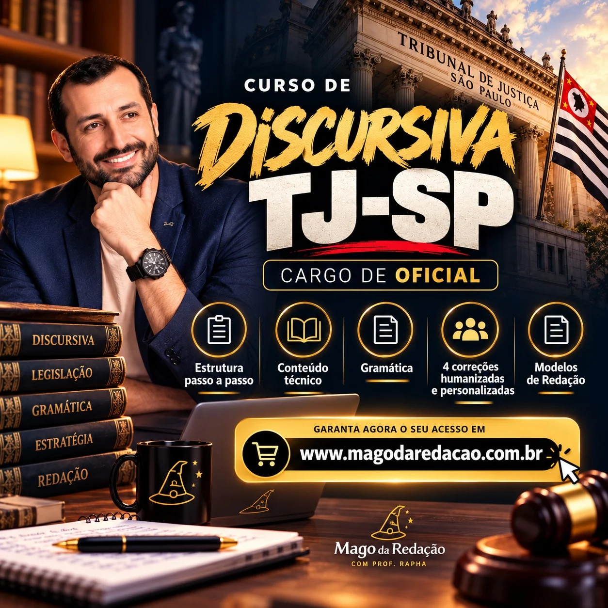 Discursiva TJSP (cargo de OFICIAL)